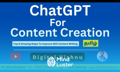 ChatGPT Tutorial in Tamil ChatGPT Content Creation For SEO Steps To Improve SEO Content Writing
