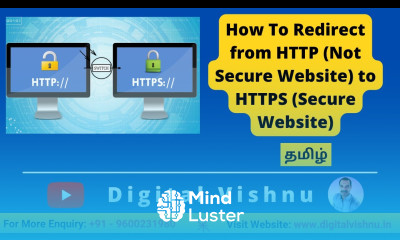 How to Redirect from HTTP Not Secure Website to HTTPS Secure Website in Tamil