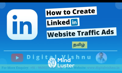 How to Create Linkedin Website Traffic Ads in Tamil Linkedin Website Traffic Tutorial in Tamil