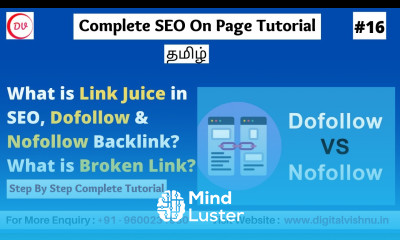 What is Dofollow Backlink in SEO Tamil What is Nofollow Backlink in SEO Complete On page SEO