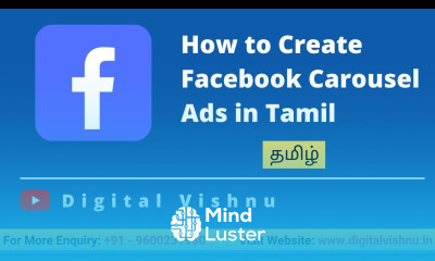 Facebook Carousel Ads in Tamil How To Create Facebook Carousel Ads Tutorial Facebook Ads in Tamil