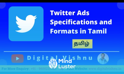 Twitter Ads Specs and Formats in Tamil Twitter Ads Tutorial Twitter for Beginners