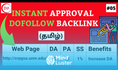 Instant Approval Backlink From 80 DA Site in Tamil How to Get Free Edu Website Backlink in Tamil