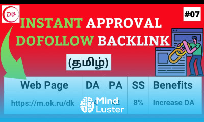Instant Approval Dofollow Backlink From 94 DA Site in Tamil How to Get High DA PA Backlink 