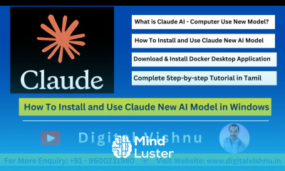How To Install and Use Claude New AI Model in Windows Complete Step by step Tutorial in Tamil