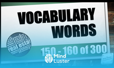 Real Estate Vocabulary 150 160 of 300 Real Estate License