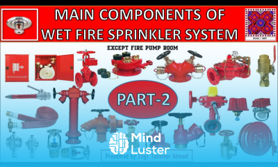 Main Components of Fire Sprinkler System Part 2 Except Pump Room in Urdu Hindi