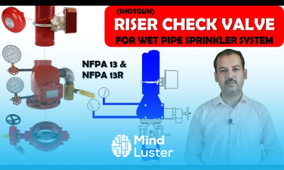 Riser Check Valve for Wet Pipe Sprinkler System NFPA 13R in Urdu Hindi