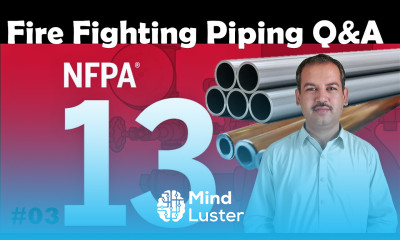 NFPA 13 Q A Fire fighting Piping Questions and Answers in Urdu Part 3