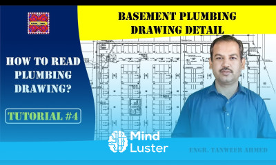 How to Read Plumbing Drawing 4 Basement Plumbing Drawing in Urdu