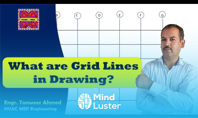 What are Grid lines in Drawings Gridlines in Urdu Hindi