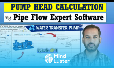 Centrifugal Pump Head Calculation by Pipe Flow Expert Software in Urdu