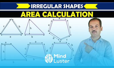 how to calculate irregular area how to calculate land area irregular shapes area in Urdu