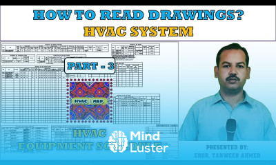 How to read HVAC drawings Part 3 Equipment Schedule in Urdu Hindi