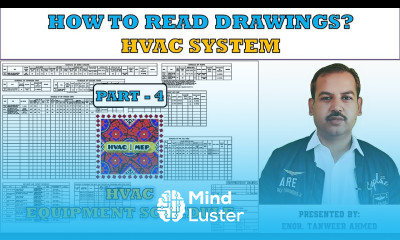 How to read HVAC drawings Part 4 Equipment Schedule in Urdu Hindi