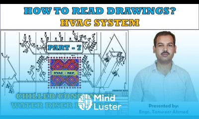 How to read HVAC drawings Part 7 Piping Riser Diagram in Urdu Hindi