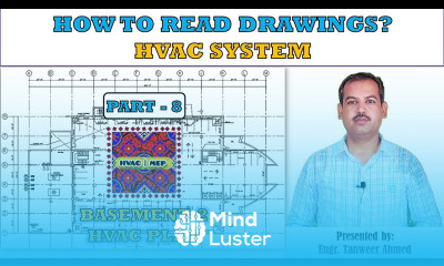 How to read HVAC drawings Part 8 Basement 2 in Urdu Hindi