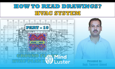 How to read HVAC drawings Part 10 Ground floor in Urdu Hindi