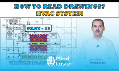 How to read HVAC drawings Part 12 VRF or VRV in Urdu Hindi