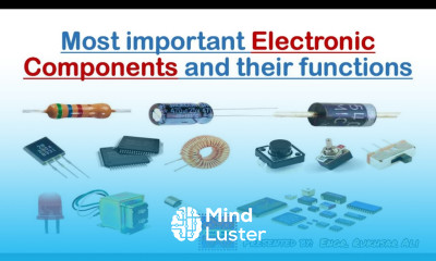 Most important electronic components and their functions in Urdu Hindi