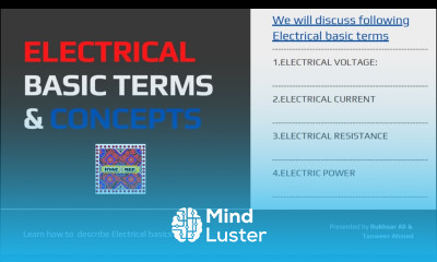 Electrical Basic Terms Concepts in Urdu Hindi