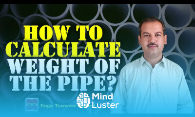 How to Calculate Weight of the Pipe in Urdu Hindi