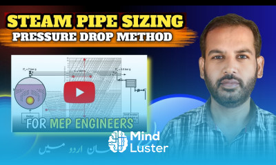 Steam Pipe Sizing By Pressure Drop Methods in Urdu