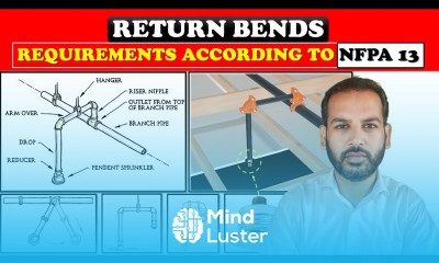 Return Bends Requirements according to NFPA 13 in Fire Sprinkler System in Urdu