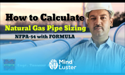 Natural Gas Pipe Sizing Longest Length Method NFPA 54 in Urdu Hindi