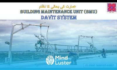 Davit System of Building Maintenance Unit BMU in Urdu Hindi