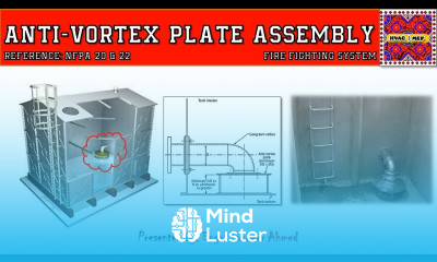 Anti Vortex Plate Assembly NFPA 20 NFPA 22 in Urdu Hindi