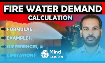 Fire Water Demand Calculation Fire Water Tank Capacity Calculation in Urdu