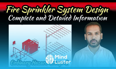 Fire Sprinkler System Design of Ordinary Hazard Group 1 Information with Calculations in Urdu