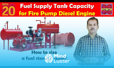 How to size a Fuel Tank for Diesel Engine Fire Pump NFPA 20 in Urdu