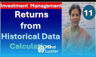 11 Returns from Historical Data Calculation from Investment Management Subject