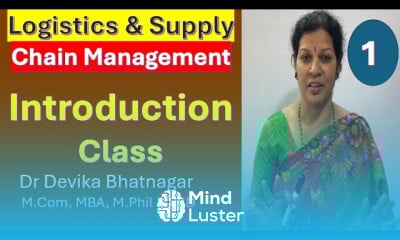 1 Logistics Supply Chain Management Introduction Class