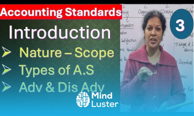 3 Introduction of Accounting Standards Nature – Scope Types of A S Advantages Dis Advantages