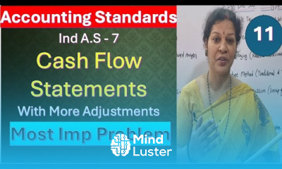 11 Cash Flow Statements With More Adjustments Most Imp Problem from Accounting Standards Subject