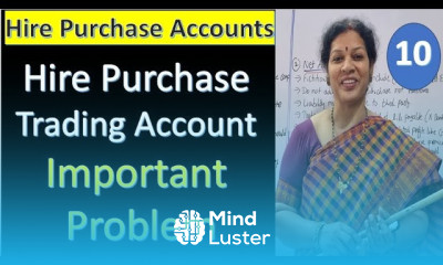 10 Hire Purchase Trading Account Important Problem from Hire Purchase Accounts