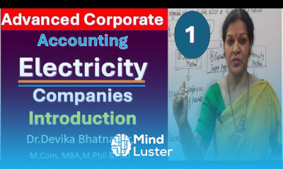 1 Electricity Companies Introduction from Advanced Corporate Accounting