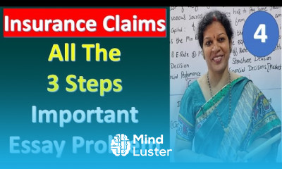 4 Insurance Claims Chapter All The 3 Steps In an Important Essay Problem