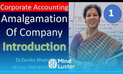 1 Amalgamation of Company Introduction from Corporate Accounting Subject