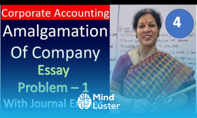 4 Amalgamation of Company Essay Problem 1 with Journal Entries from Corporate Accounting