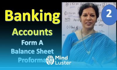 2 Banking Accounts Form A Balance Sheet Proforma from Corporate Accounting Subject