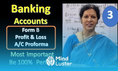3 Banking Accounts Form B Profit Loss Account Proforma from Corporate Accounting Subject