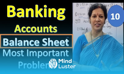 10 Banking Accounts Most Important Balance Sheet Problem from Corporate Accounting