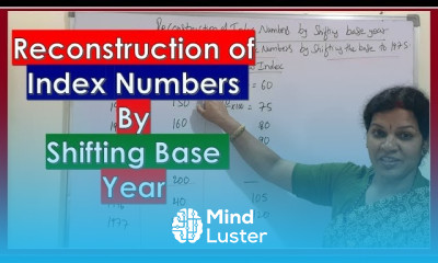 15 Reconstruction of Index Numbers By Shifting Base Year in Statistics