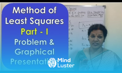 24 Least Square Method In Time Series from Statistics Subject