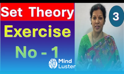 3 Exercise No 1 from Set Theory