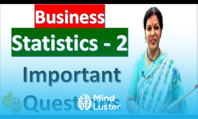 Business Statistics 2 Important Questions